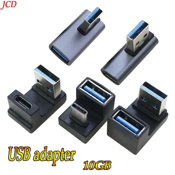 180 de Grade Cot USB Adaptor de C Tip C C USB OTG la USB Convertor U Forma USB-C 3.0 Conector pentru Calculator, Telefon, Tableta Adaptor