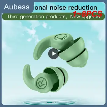 1~8PCS Dopuri de Urechi Pentru Dormit Tapones Oido Ruido de Reducere a Zgomotului Silicon Moale antifoane Oordopjes Tapones Para Dormir Dopuri de urechi