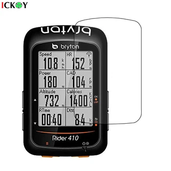 3pcs Clar Ecran LCD de Protector Capac Scut de Film de Piele pentru Ciclism GPS Bryton Rider 410 Accesorii