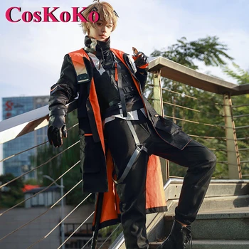 CosKoKo Alban Knox Cosplay Anime Vtuber Nijisanji Luxiem Costum de Moda Uniforme Barbati Set Complet Petrecere, Joc de Rol Îmbrăcăminte S-XXL