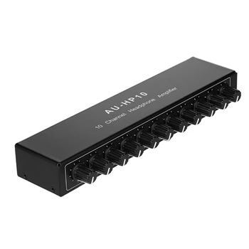 Căști Stereo Amplificator Multi-Canale Audio Distribuitor Independent de Control NJM4556A DC12-24V 1 Intrare 10 Ieșiri