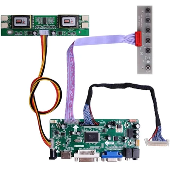 Monitor Kit pentru M195RTN01.0 M195RTN01.1 HDMI+DVI+VGA LCD ecran cu LED-uri Controler de Bord Driver 4 CCFL LVDS PANOU