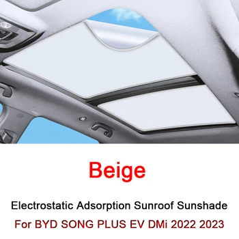 Pentru BYD SONG PLUS EV DMi 2022 2023 Adsorbție Electrostatică Acoperiș Masina Parasolar Luminator Orb Umbrire Parbriz Trapa de Acoperi