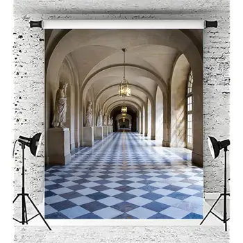 Vinil Personalizate Palat în Stil European Retro Classicial Fundaluri de Fotografie, elemente de Recuzită de Arta Arhitectura Castelului Fundal Studio ZS-04