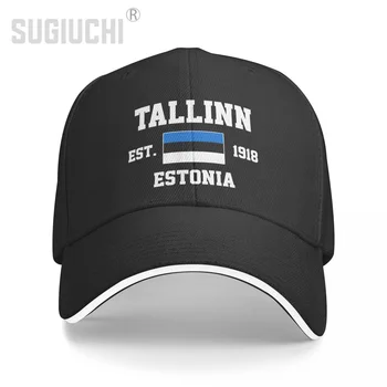 Șapcă de Baseball Estonia EST.1918 Tallinn, Capitala Barbati Femei Unisex Hip Hop Sandwich Sepci Snapback Golf Pălărie De Pescuit
